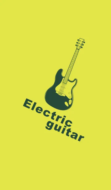 [LINE着せ替え] ELECTRIC GUITAR CLR Chart Trees Yellowの画像1