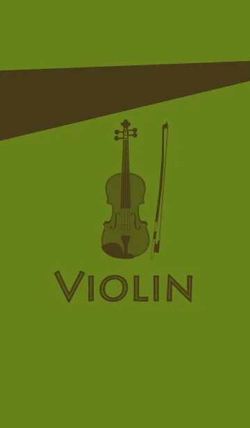 [LINE着せ替え] Violin CLR 苔色の画像1