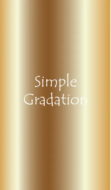 [LINE着せ替え] Simple Gradation -GOLD 17-の画像1