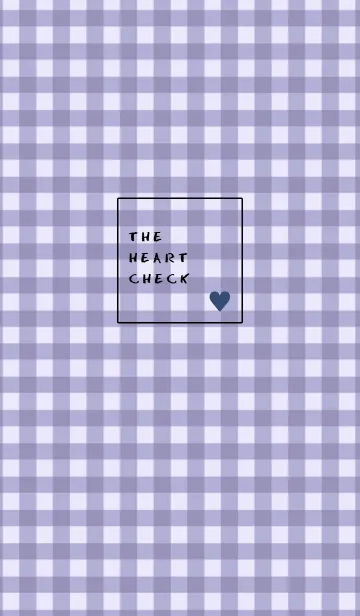 [LINE着せ替え] ザ ハート チェック .59の画像1