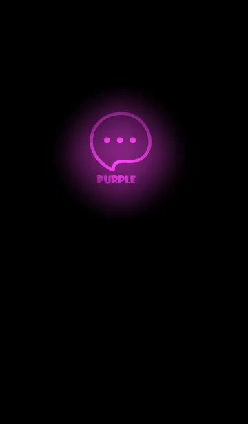 [LINE着せ替え] Purple Neon Theme V4 (JP)の画像1