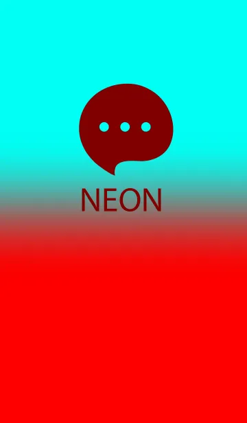 [LINE着せ替え] Neon Blue & Neon Red V5 (JP)の画像1