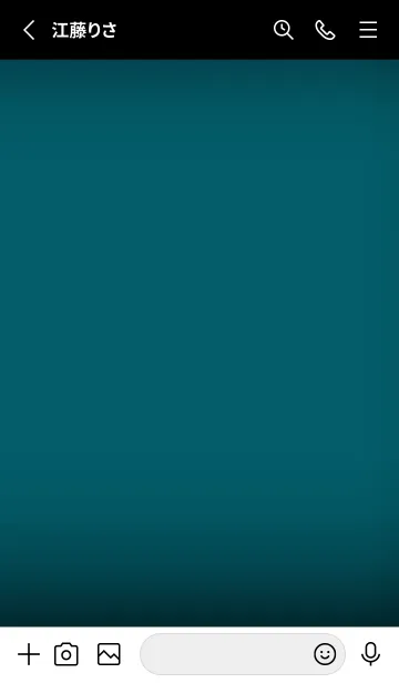 [LINE着せ替え] Ocean Blue And Black V.4 (JP)の画像2