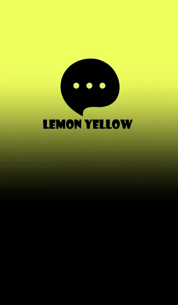[LINE着せ替え] Black & Lemon Yellow Theme V4 (JP)の画像1