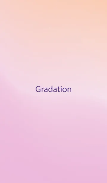 [LINE着せ替え] gradation ORANGE&PINK 103の画像1