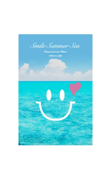 [LINE着せ替え] 夏の海 Smile Summer Sea♡の画像1