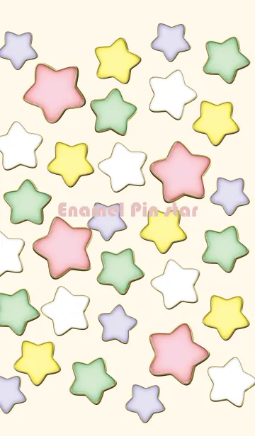 [LINE着せ替え] Enamel Pin Candy Star 61の画像1