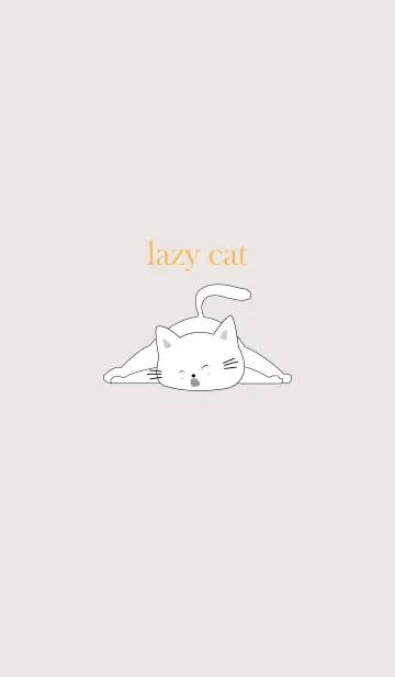 [LINE着せ替え] lazy cat..41の画像1