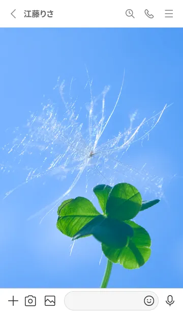 [LINE着せ替え] ケサランパサラン&七つ葉クローバー #2-1の画像2