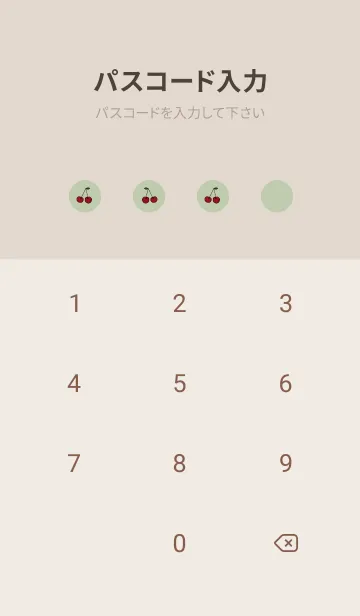 [LINE着せ替え] さくらんぼ / 緑チェックの画像4