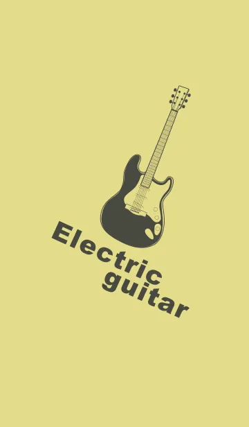 [LINE着せ替え] ELECTRIC GUITAR CLR 枯草色の画像1