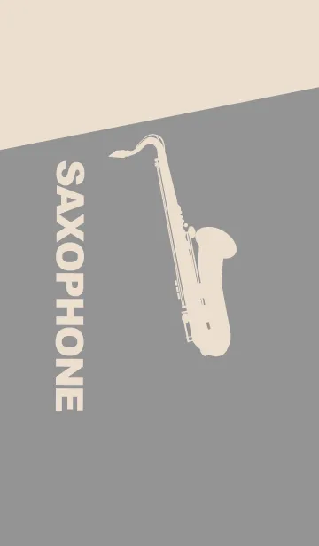 [LINE着せ替え] Saxophone CLR 鼠色の画像1