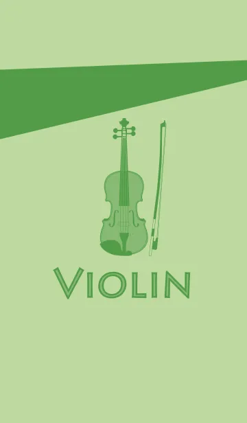[LINE着せ替え] Violin CLR ミストグリーンの画像1