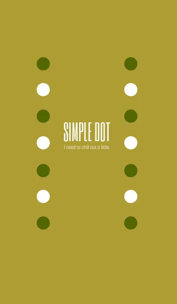 [LINE着せ替え] シンプルドット -21の画像1