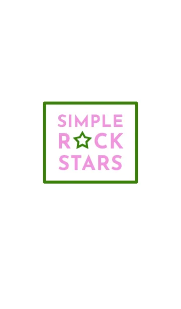 [LINE着せ替え] シンプル ロック スター 107の画像1