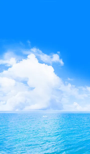 [LINE着せ替え] 癒される✨青空と海の画像1