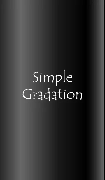 [LINE着せ替え] Simple Gradation -GlossyBlack 15-の画像1