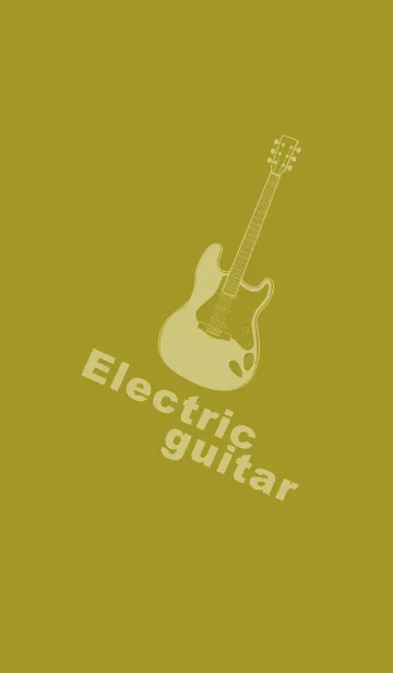 [LINE着せ替え] ELECTRIC GUITAR CLR ペールマスタードの画像1