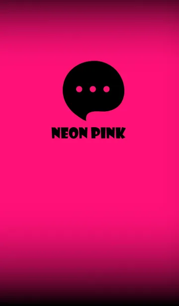 [LINE着せ替え] Neon Pink And Black V.4 (JP)の画像1