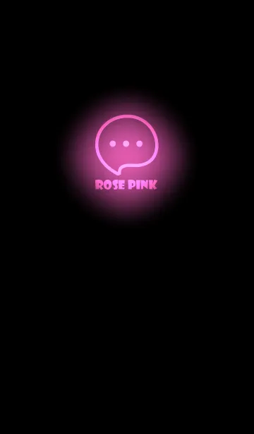 [LINE着せ替え] Rose Pink Neon Theme V4 (JP)の画像1