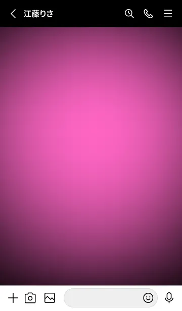 [LINE着せ替え] Rose Pink Neon Theme V4 (JP)の画像2