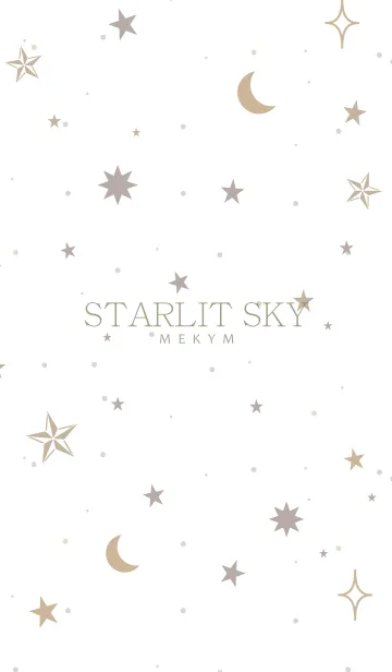 SIMPLE STARLIT SKY.MEKYM 23の着せ替えメイン画像