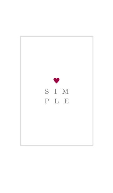 [LINE着せ替え] SIMPLE-HEART 28の画像1
