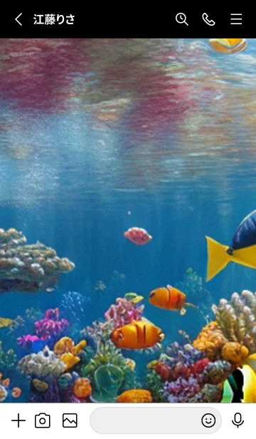 [LINE着せ替え] 熱帯魚の夢#FU19。の画像2