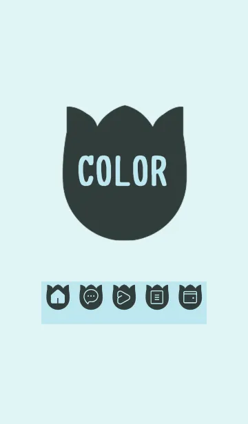 [LINE着せ替え] green color R59の画像1