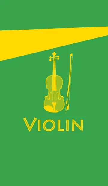 [LINE着せ替え] Violin CLR パロットグリーンの画像1