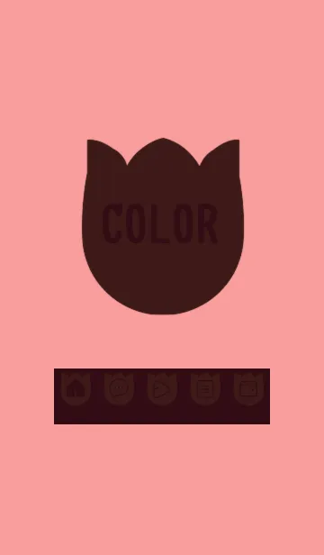 [LINE着せ替え] red color R26の画像1