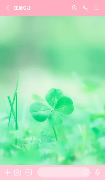 [LINE着せ替え] 四つ葉のクローバー Vintage Lens #11-22の画像2