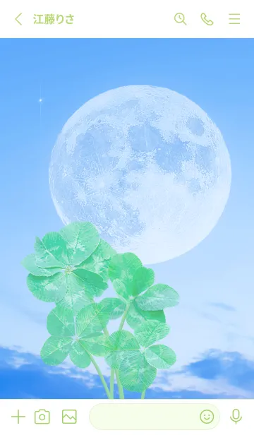 [LINE着せ替え] Real Lucky Clovers Full Moon #1-27の画像2