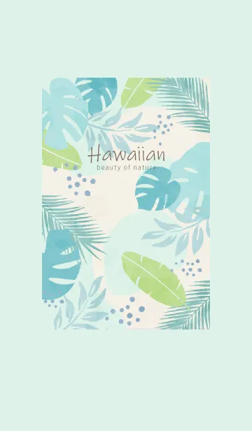 [LINE着せ替え] Hawaiian Nature Greenの画像1