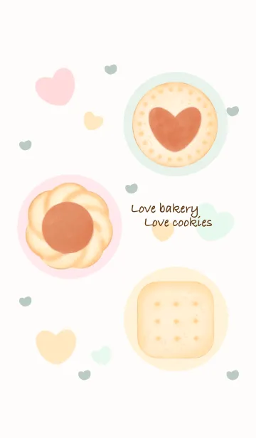 [LINE着せ替え] Little sweet cookies 10の画像1