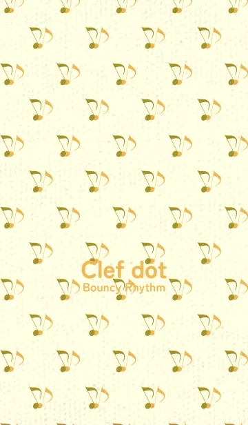 [LINE着せ替え] Clef dot ペールマスタードの画像1