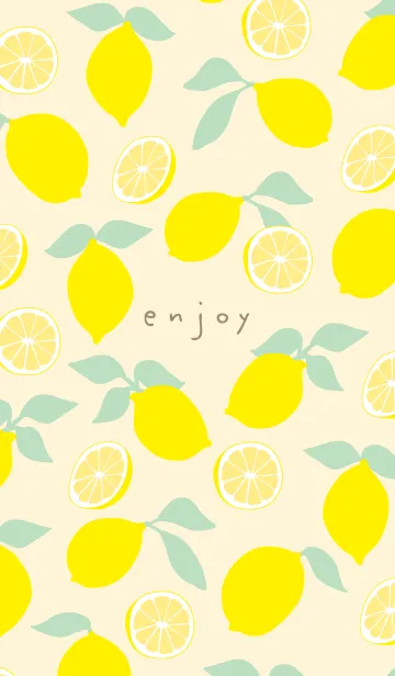 [LINE着せ替え] オシャレ レモン17の画像1