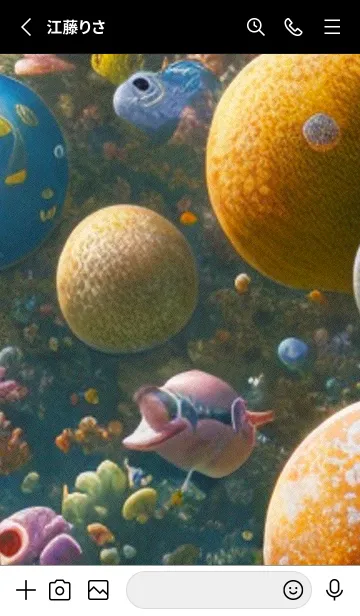 [LINE着せ替え] 熱帯魚の夢#FU11。の画像2