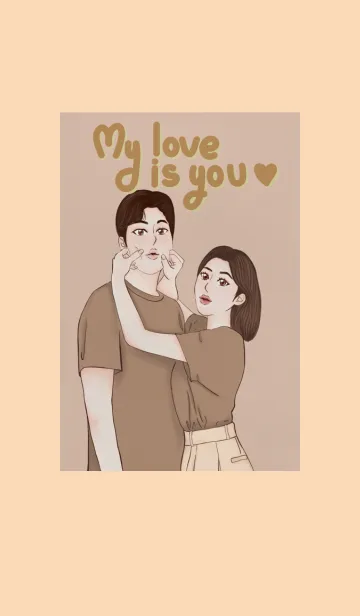 [LINE着せ替え] My love is youの画像1