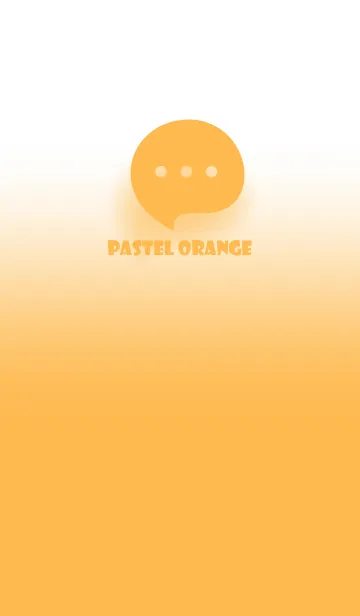 [LINE着せ替え] Pastel Orange & White Theme V.4 (JP)の画像1