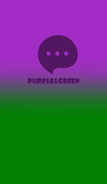 [LINE着せ替え] Green & Purple V5 (JP)の画像1