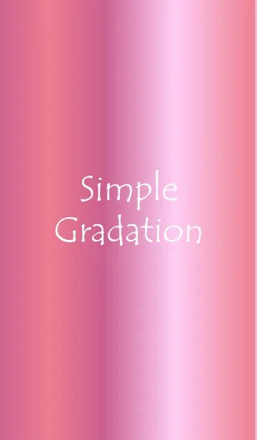 [LINE着せ替え] Simple Gradation -GlossyPink 33-の画像1