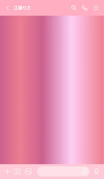 [LINE着せ替え] Simple Gradation -GlossyPink 33-の画像2