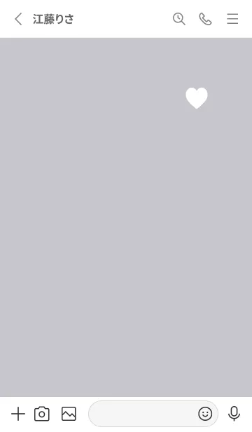 [LINE着せ替え] Simple Heart Wistaria09_1の画像2