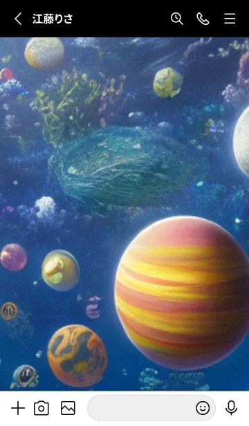 [LINE着せ替え] 熱帯魚の夢#FU129。の画像2