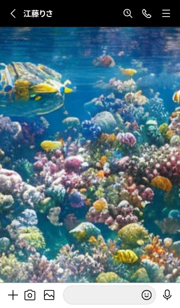 [LINE着せ替え] 熱帯魚の夢#FU128。の画像2