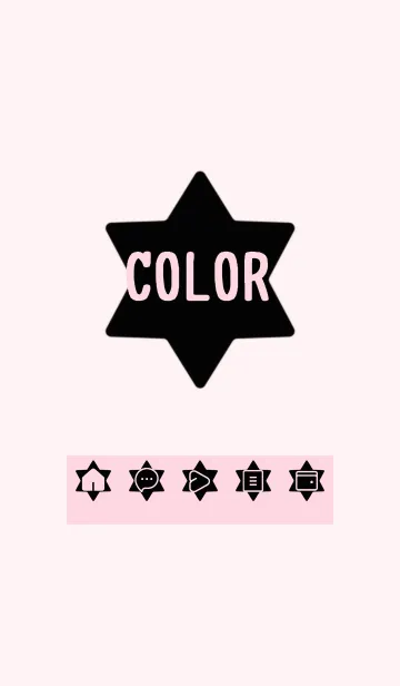 [LINE着せ替え] pink color S28の画像1