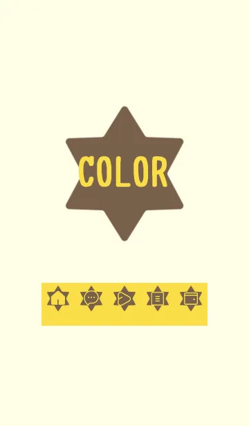 [LINE着せ替え] yellow color S27の画像1