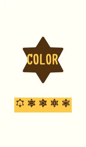 [LINE着せ替え] yellow color S28の画像1