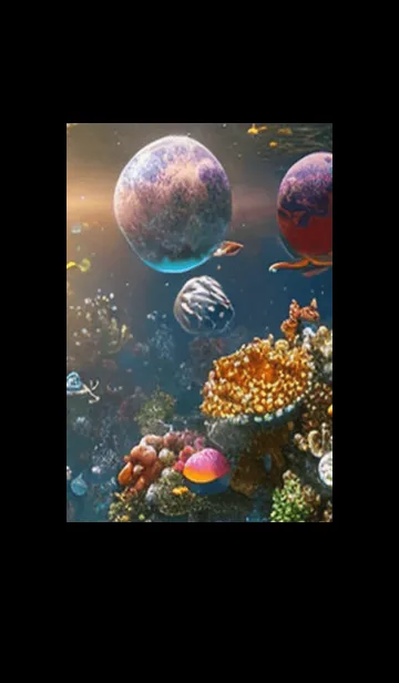 [LINE着せ替え] 熱帯魚の夢#FU124。の画像1